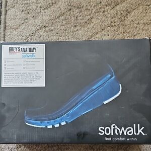 SoftWalk Blue Mules & Clogs